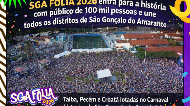 Taiba, Pecém e Croatà lotadas no Carnaval historico de São Gonçalo do Amaránte!